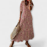 Анна – Женска Бохемска Лятна Рокля с Плавна Силует