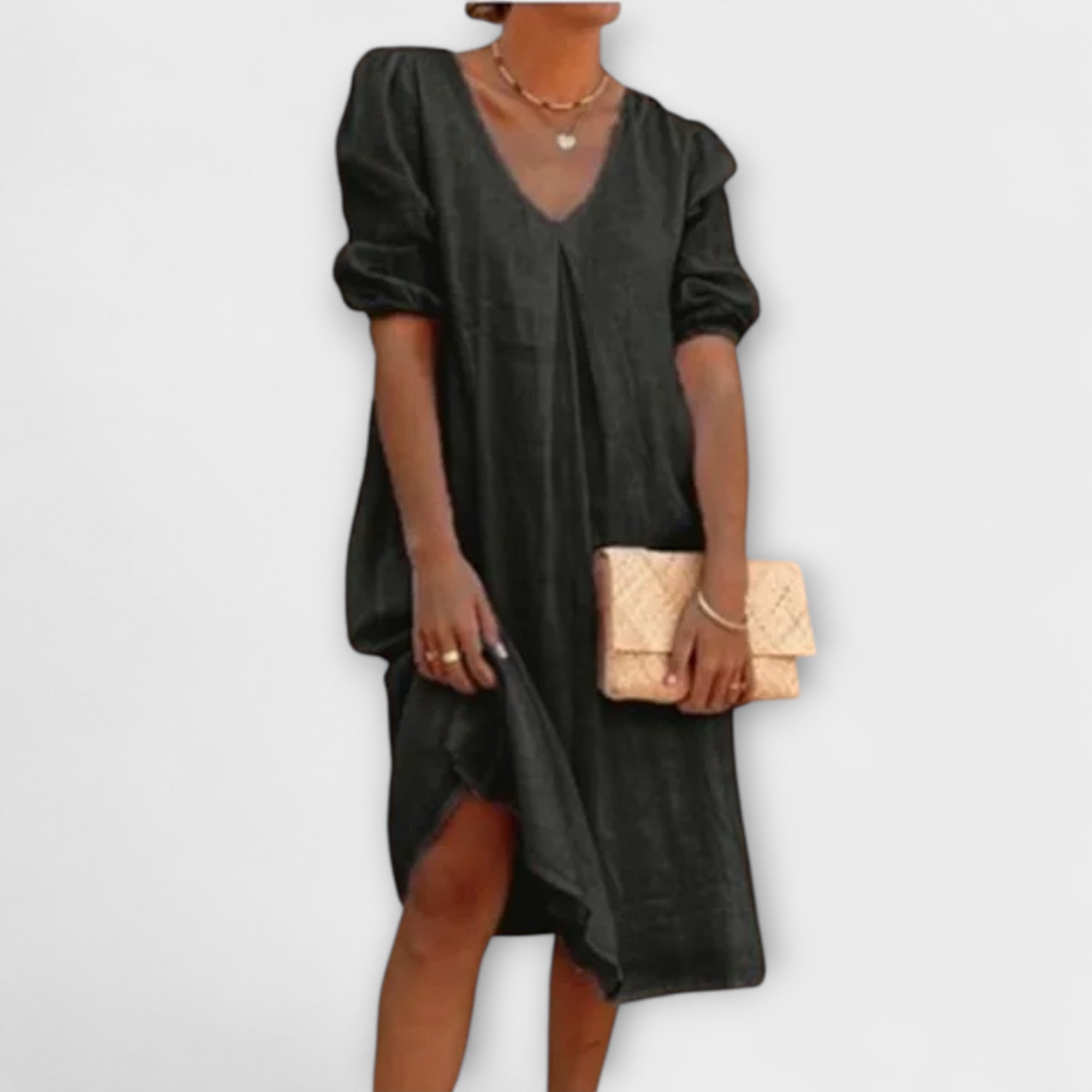 Фани - Елегантна Летна Рокля с Кроше Детайли