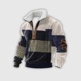 Мартин – Суитшърт с цип и висок яка с козина