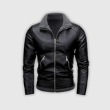 Елегантно флисово кожено яке