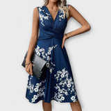 Аурора - Лятна рокля с обвита деколте