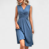 Аурора - Лятна рокля с обвита деколте