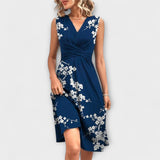 Аурора - Лятна рокля с обвита деколте