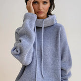 Алина | Пуловер с висока яка