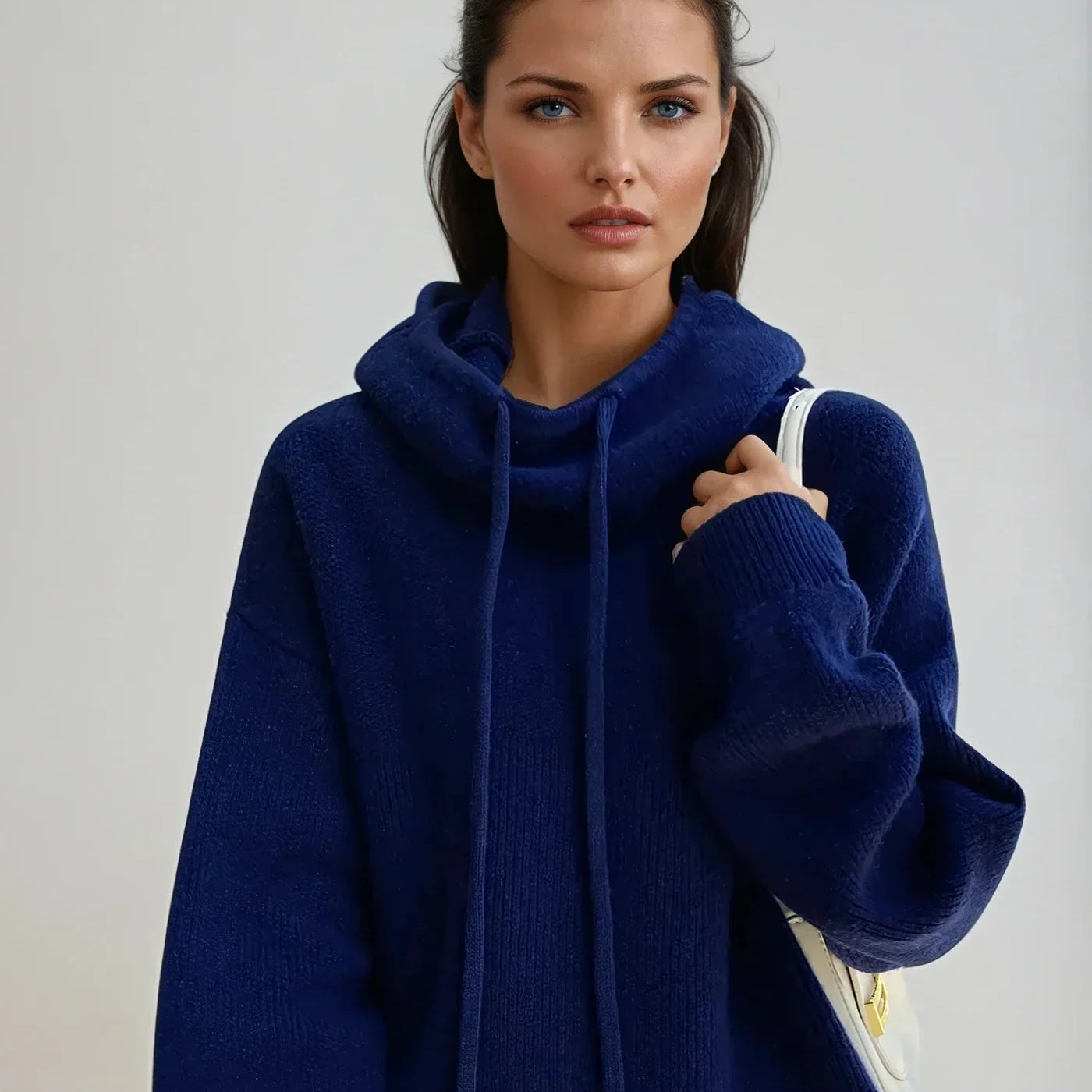 Алина | Пуловер с висока яка