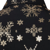 Херрес Гулд Коледен Снежинка Принт С дълъг ръкав Риза