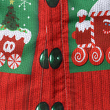 Харесва се коледната забавна облекло ваканция парти грозен дълъг ръкав риза