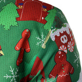 Харесва се коледната забавна облекло ваканция парти грозен дълъг ръкав риза