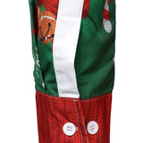 Харесва се коледната забавна облекло ваканция парти грозен дълъг ръкав риза