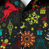 Мъжка Забавна Коледна Елха Снежинка С Дълъг Ръкав