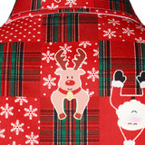 Мъжка Винтидж Червена Тартан Забавна Празнична Коледна Риза с Дълъг Ръкав