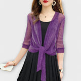 Оливия - Блуза с Отворен Преден Част