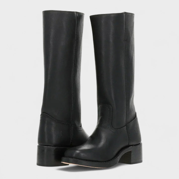 Classic Riding Boots with High Shaft