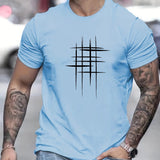 Анастас - Стилен т-shirt с кръгло деколте и графичен принт