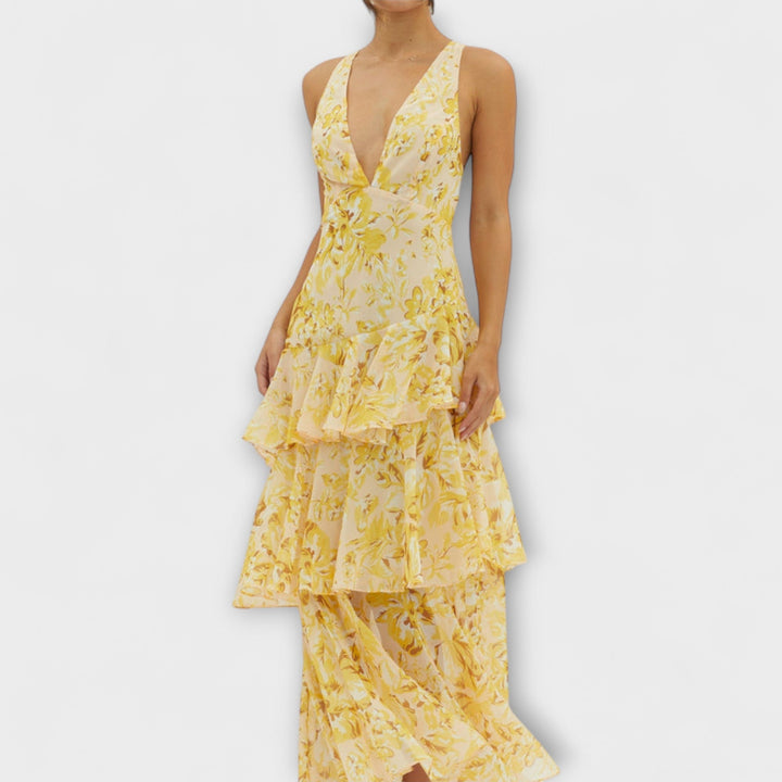 Faye - Bloom Shift Midi Dress