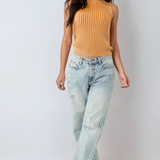 Лиора | Светъл деним с широки крачоли