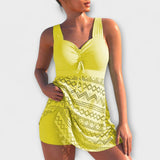 Изабела - Двучастен бански костюм с пола