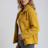 Теди яке | Меко яке с копчета и джобове