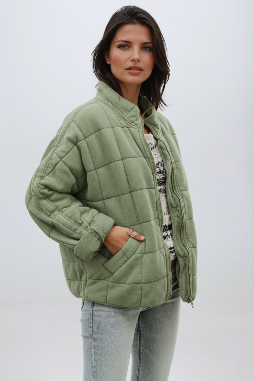 Helene | Oversized Quilted Jacket