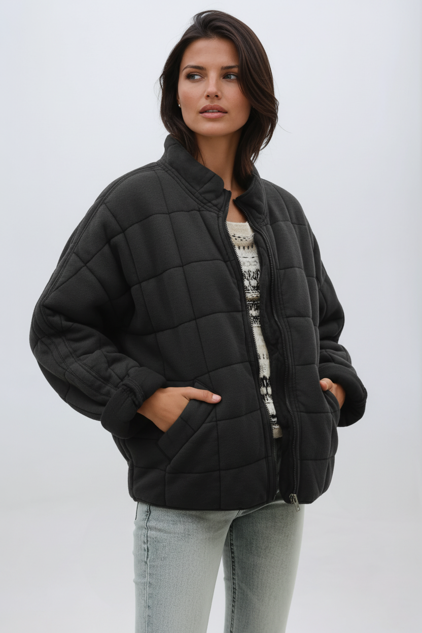 Helene | Oversized Quilted Jacket
