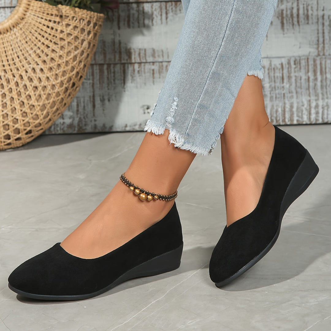 Éliane™ – Comfortable Ballerinas with Wedge Heel
