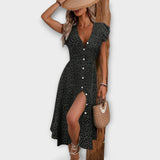 Шикозна миди рокля на точки