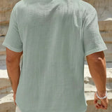 Елиян - Елегантна лятна риза с висока яка