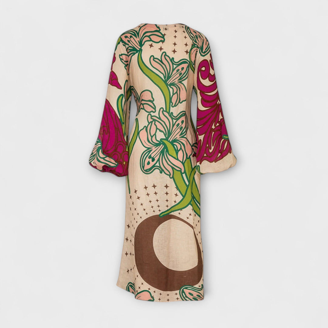 Tracey - Bind Tunic Maxi Dress