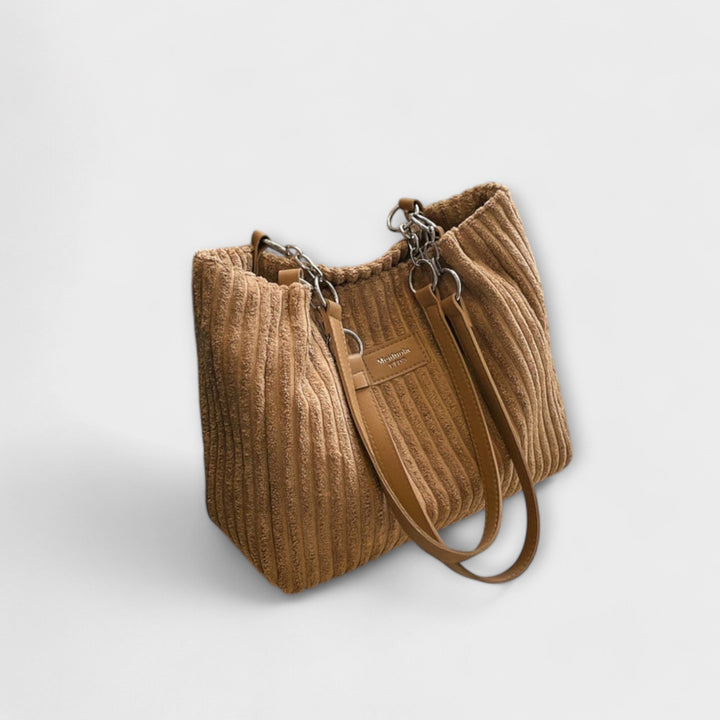 Aurora. - Soft Cord Shoulder Bag