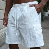 Цветан - Къси дишащи панталони с еластичен талия