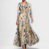 Alma - Елегантна рокля с дизайн на ръкави за жени