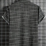 Мирослав -  Елегантна риза с райе и каре