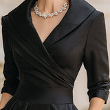 Лина - Миди рокля от сатен