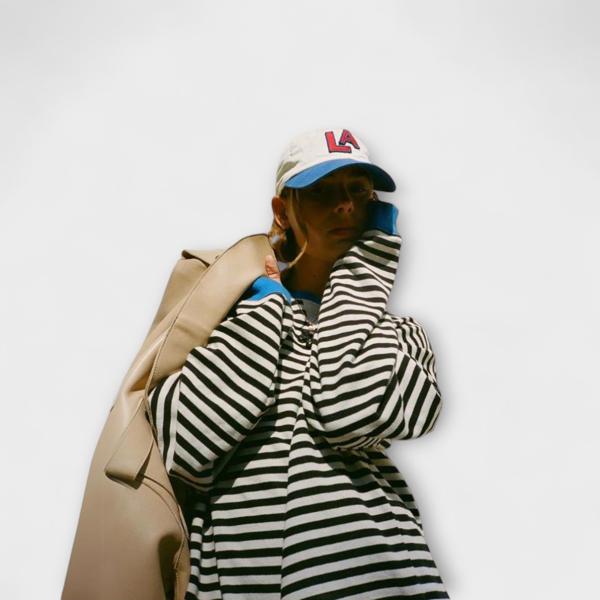 Мери - Раиран Свободен Пуловер