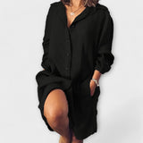 Ежедневна ленена блуза