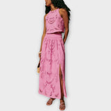 Мила - Уникален комплект дантела с изрязвания