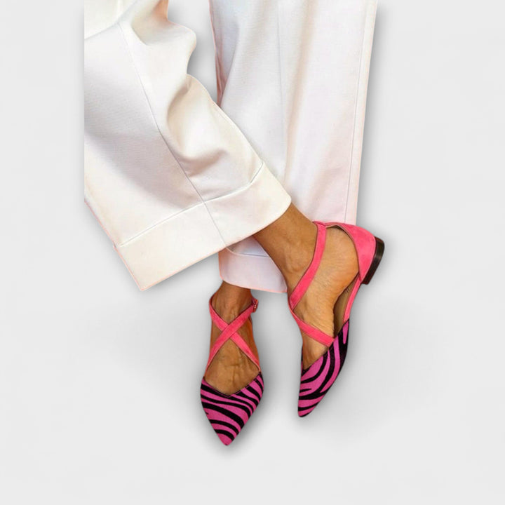 Zarella – Zebra Flats in Pink Power