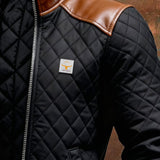 РУМЕН | ЧЕРНА ПЛАТКА С КУКЛИ ОТ КОЖА