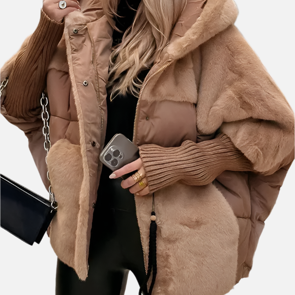 Ава - Елегантно пухено яке