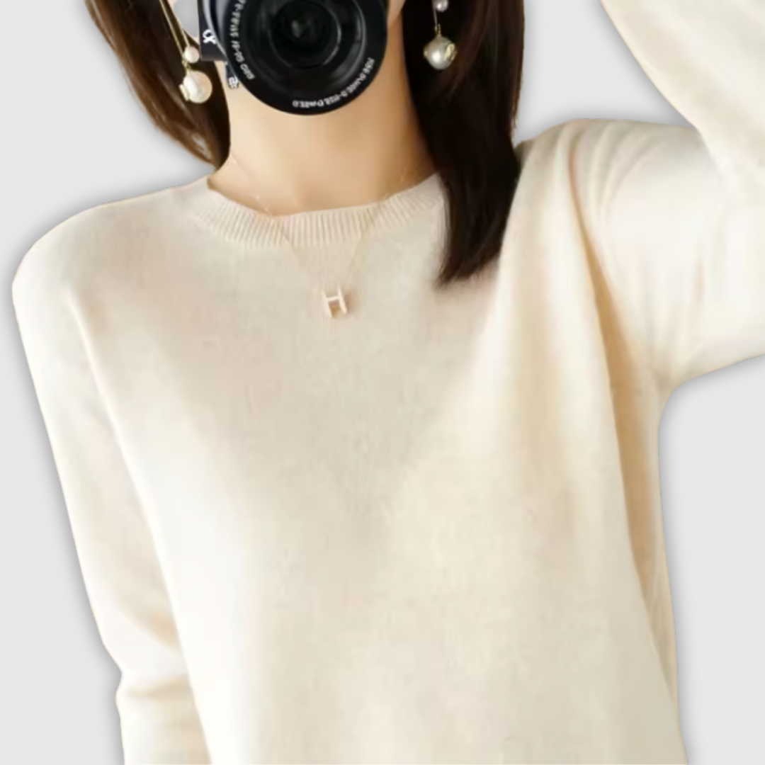 Аврора | Елегантен пуловер от кашмир