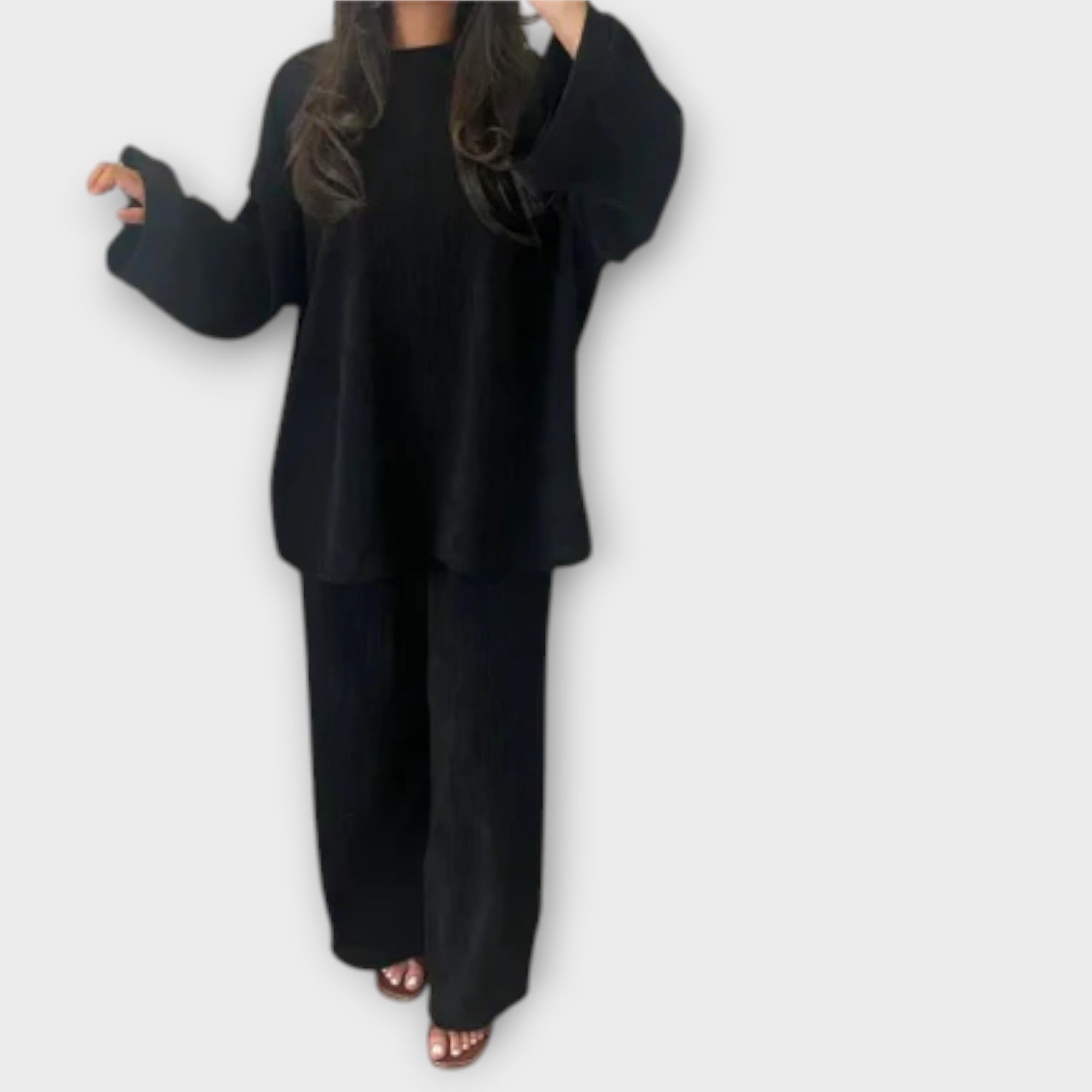 Ингрид - Свръхразмерен комплект - Рибена текстура