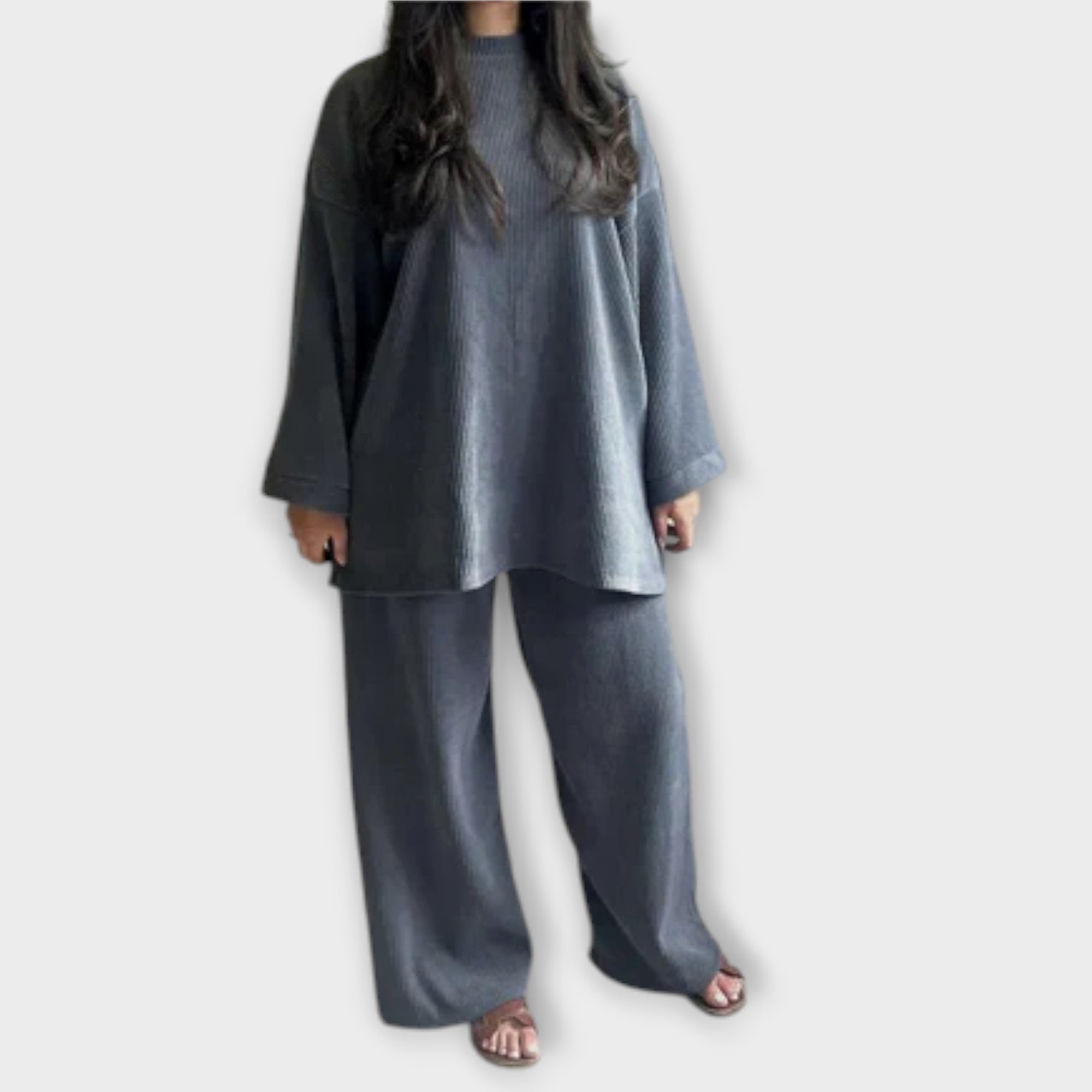 Ингрид - Свръхразмерен комплект - Рибена текстура