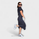 Даниел - Елегантен топ с V-образно деколте и пола