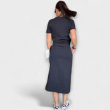 Даниел - Елегантен топ с V-образно деколте и пола