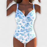 Мия - Ярък печат бански костюм