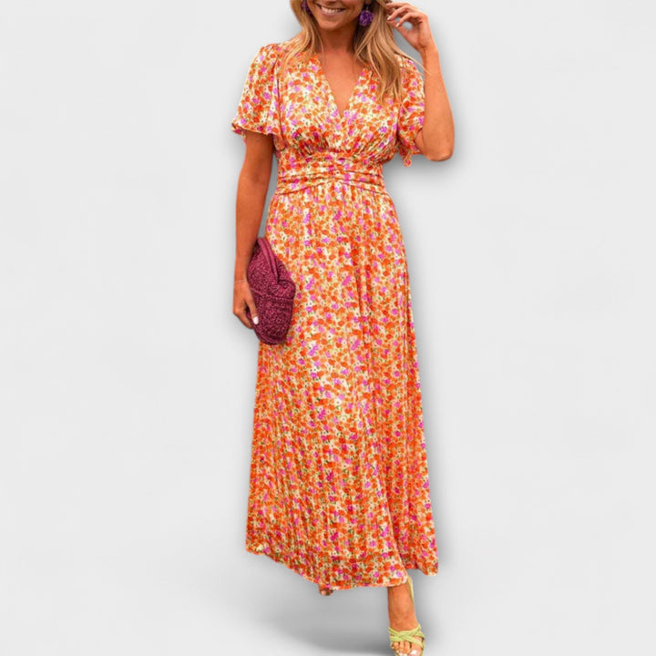 Elsie - Classic V-Neck Dress