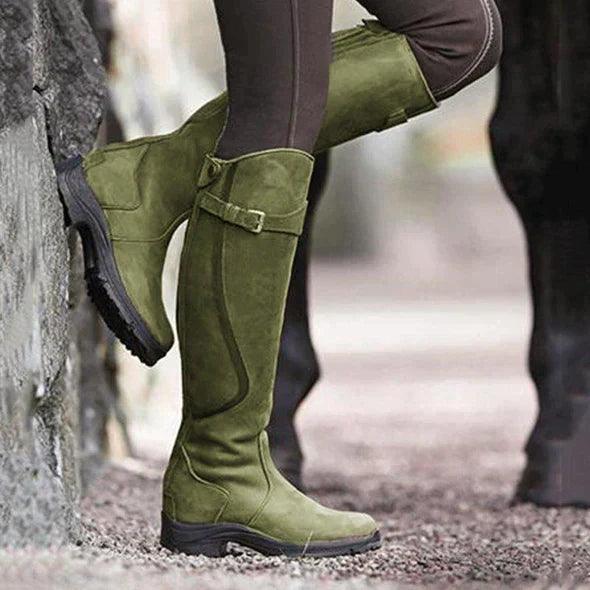 Maya | Waterproof Leather Riding Boots